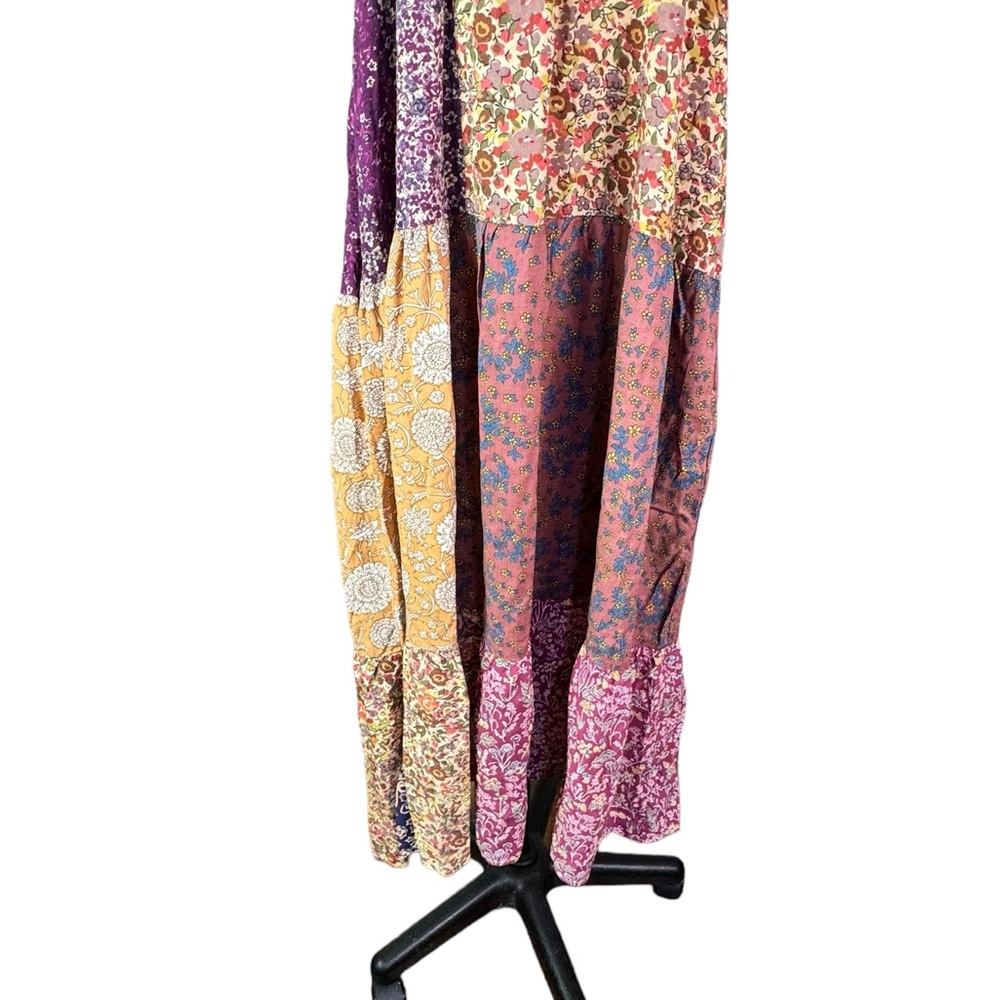 Natural Life Multicolor Patchwork Midi Dress - image 4